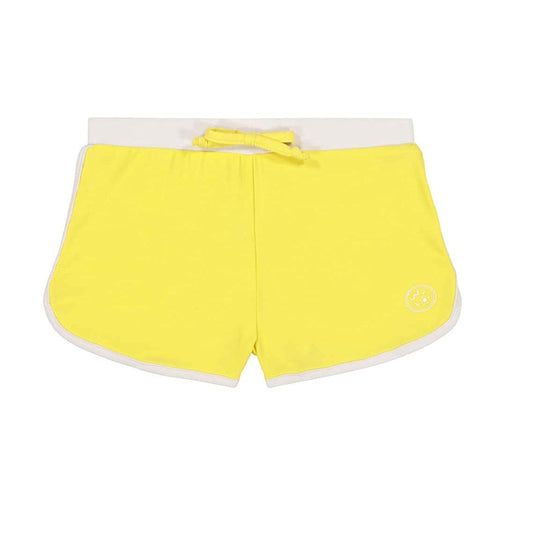Maillot de bain short jaune anti-UV 18 mois