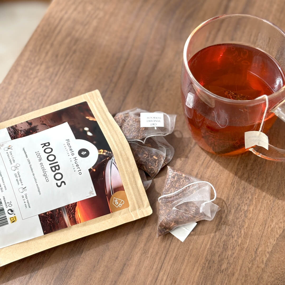Rooibos Original ECO Rooibos Planet Garden 20 piramidek