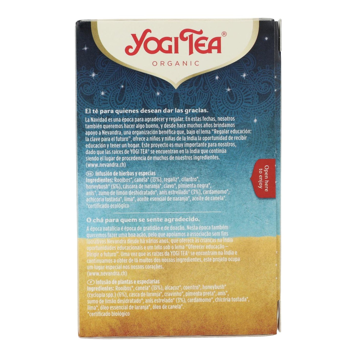 Yogi Tea BIO Kerstthee 17 zakjes