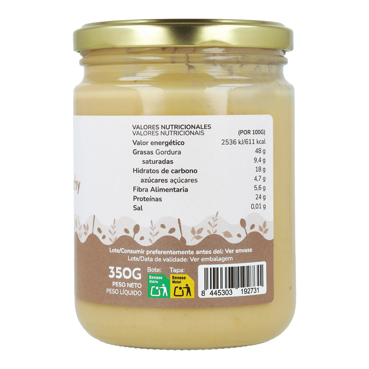 Beurre de cacahuète croquant ECO Planeta Huerto 350 g