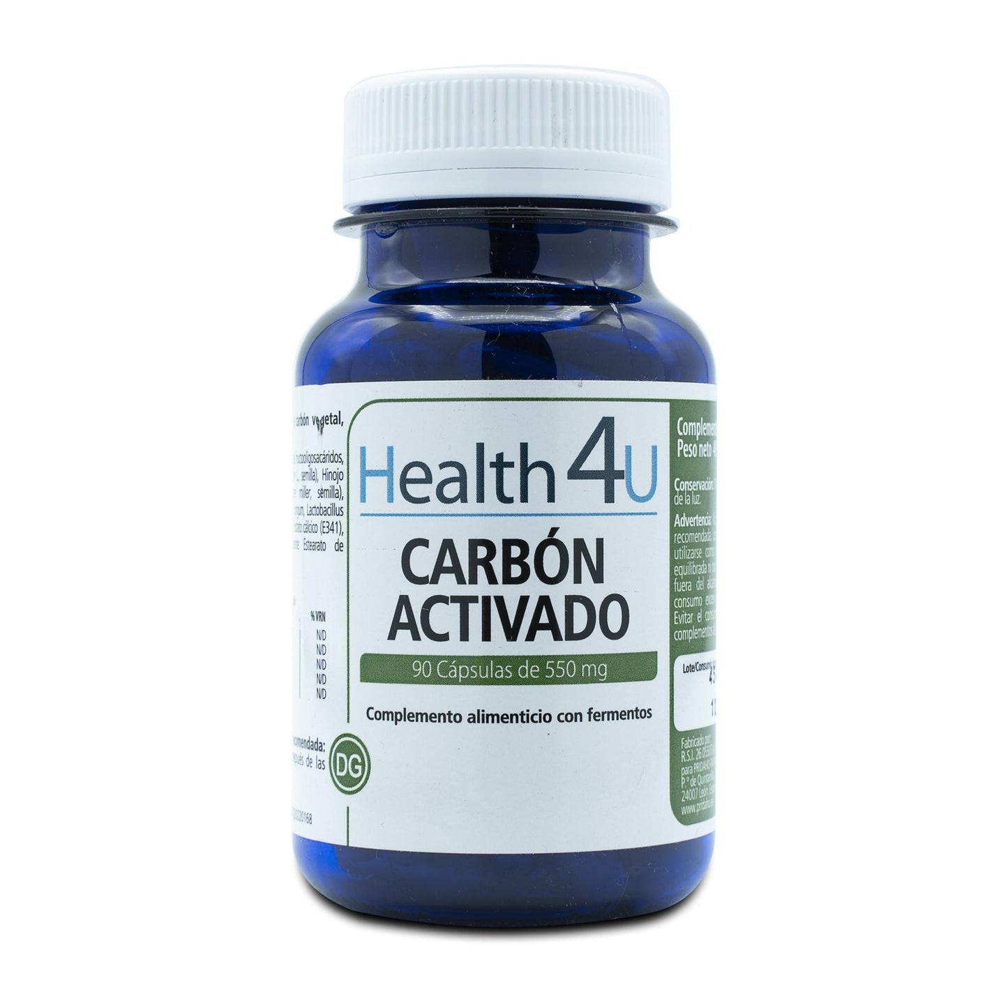 Actieve kool 550 mg H4U 90 capsules