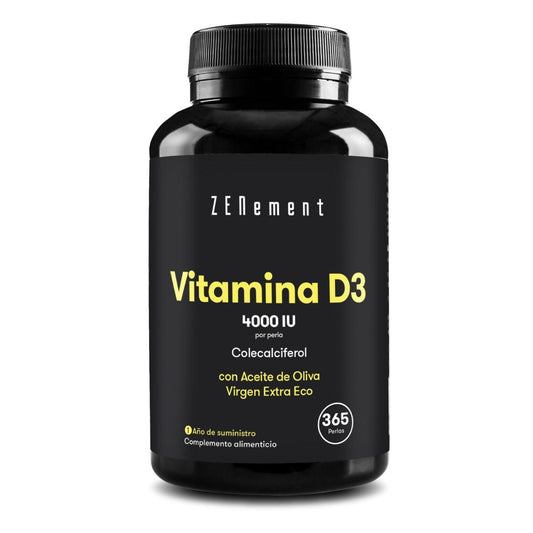 Vitamin D3 4000 IU Zenement, 365 tablets