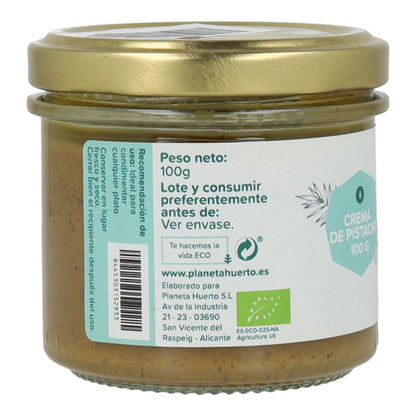 Pistachio Cream 100% ECO Planeta Huerto 100 g