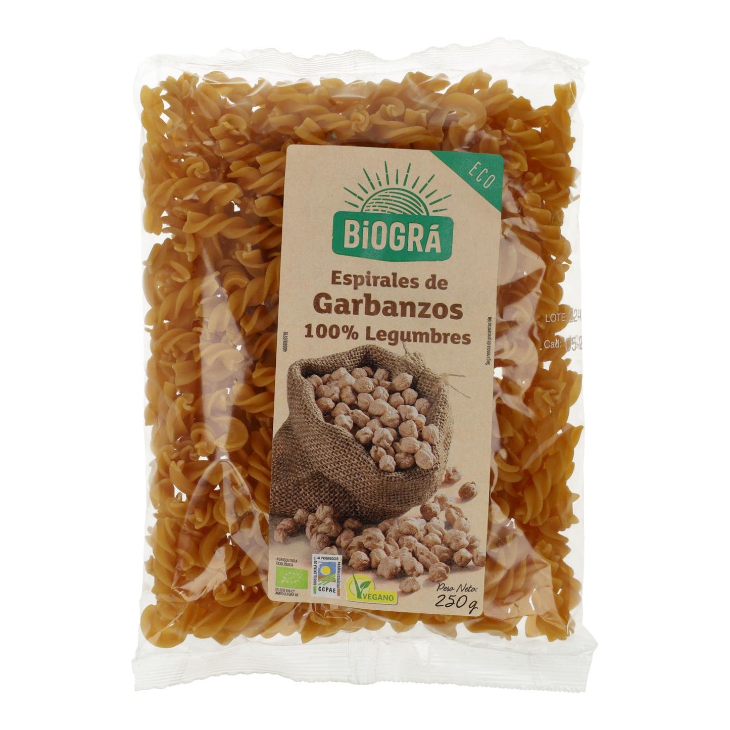 Kikärtsbönor Biográ BIO 250 g