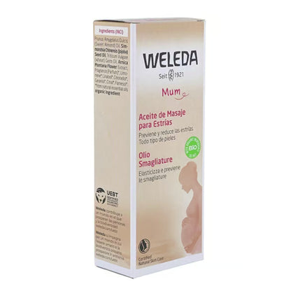 Massageolja mot bristningar Weleda 100 ml