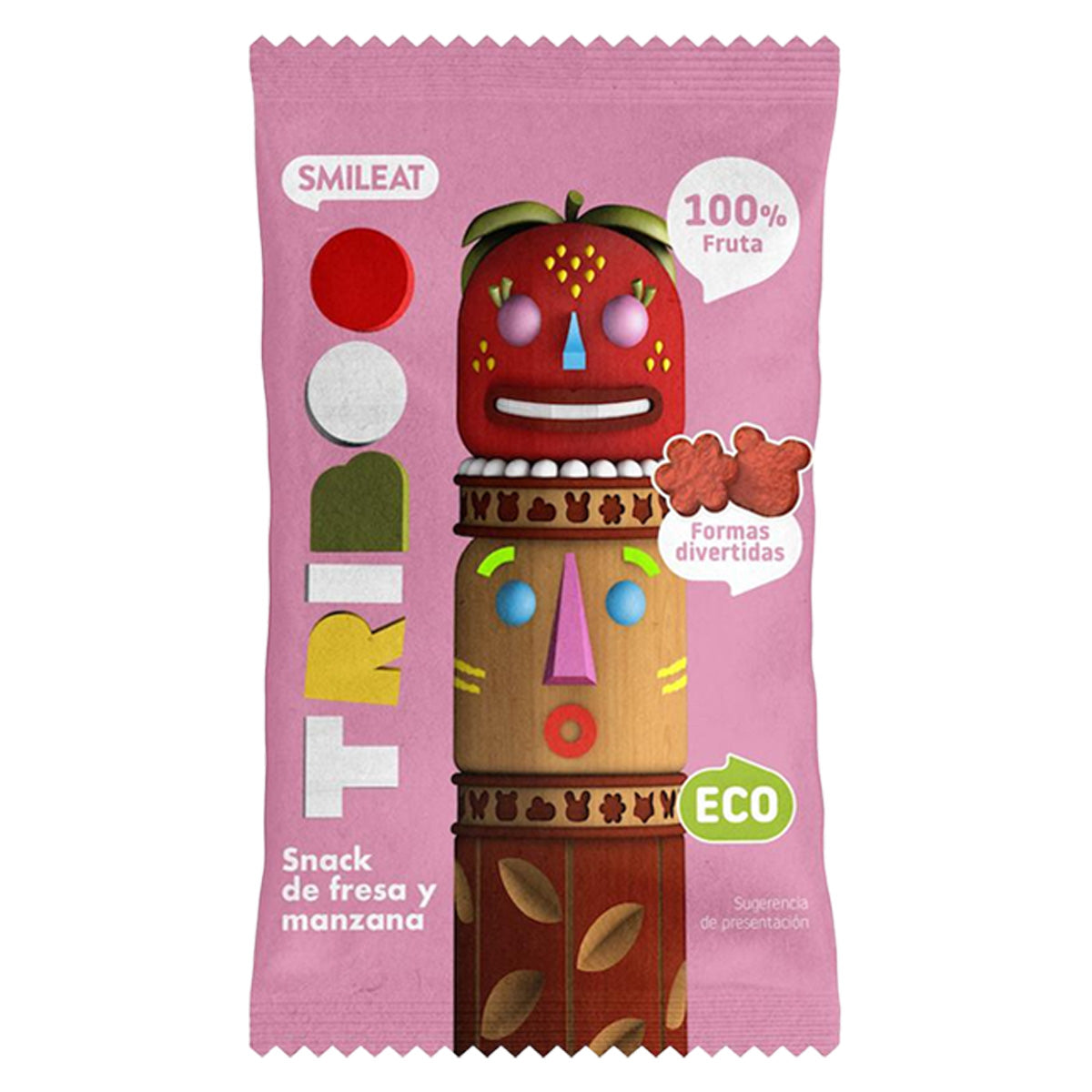 Packung Mix Snacks Triboo Früchte ECO Smileat 5 Stück 25 g