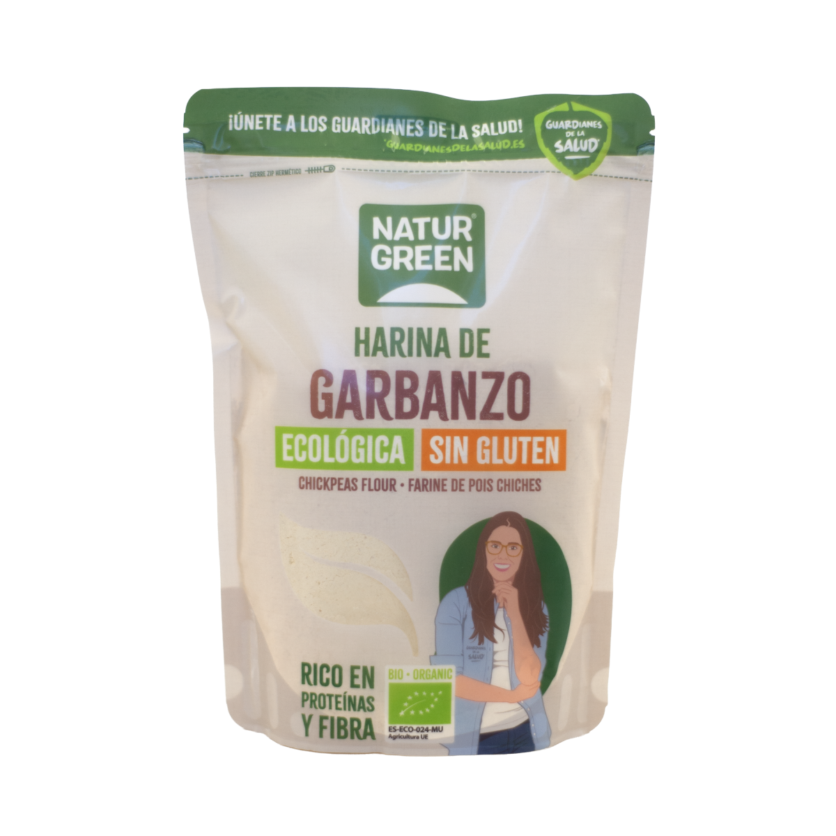 Farine de pois chiches bio sans gluten NaturGreen 500 g