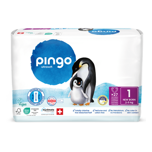 Luiers T1 (2 - 5 kg) Pingo 27 stuks