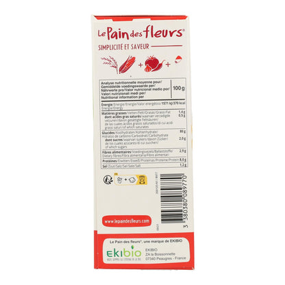Chrupiące krakersy pomidorowo-paprykowe bezglutenowe BIO Le Pain de Fleurs 150 g