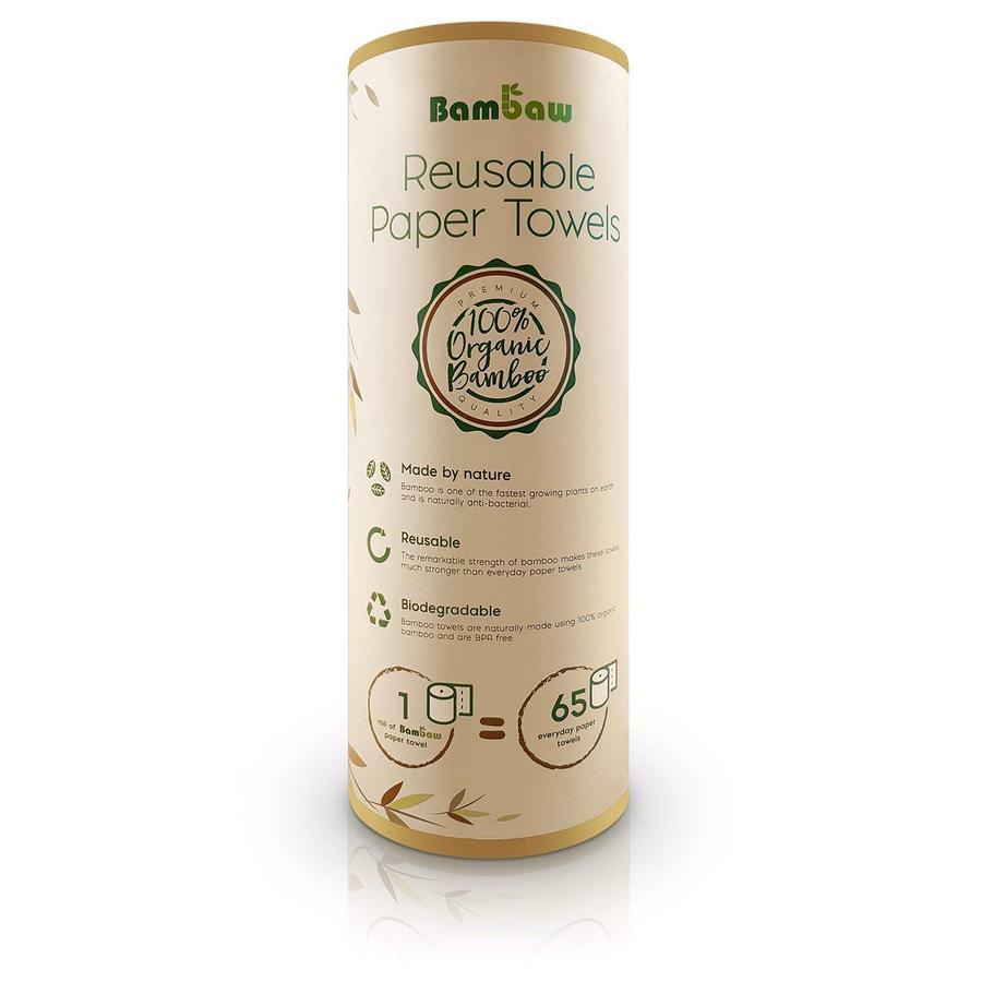 Lingettes nettoyantes réutilisables en bambou Bambaw