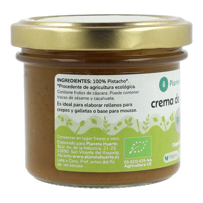Pack of 2 x 100% organic pistachio cream Planeta Huerto 100 g