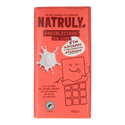 Chocolicious au lait Natruly 85 g