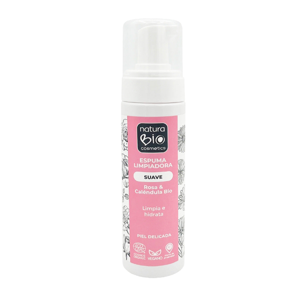 Delikatna pianka myjąca Naturabio, NATURABIO, 200 ml