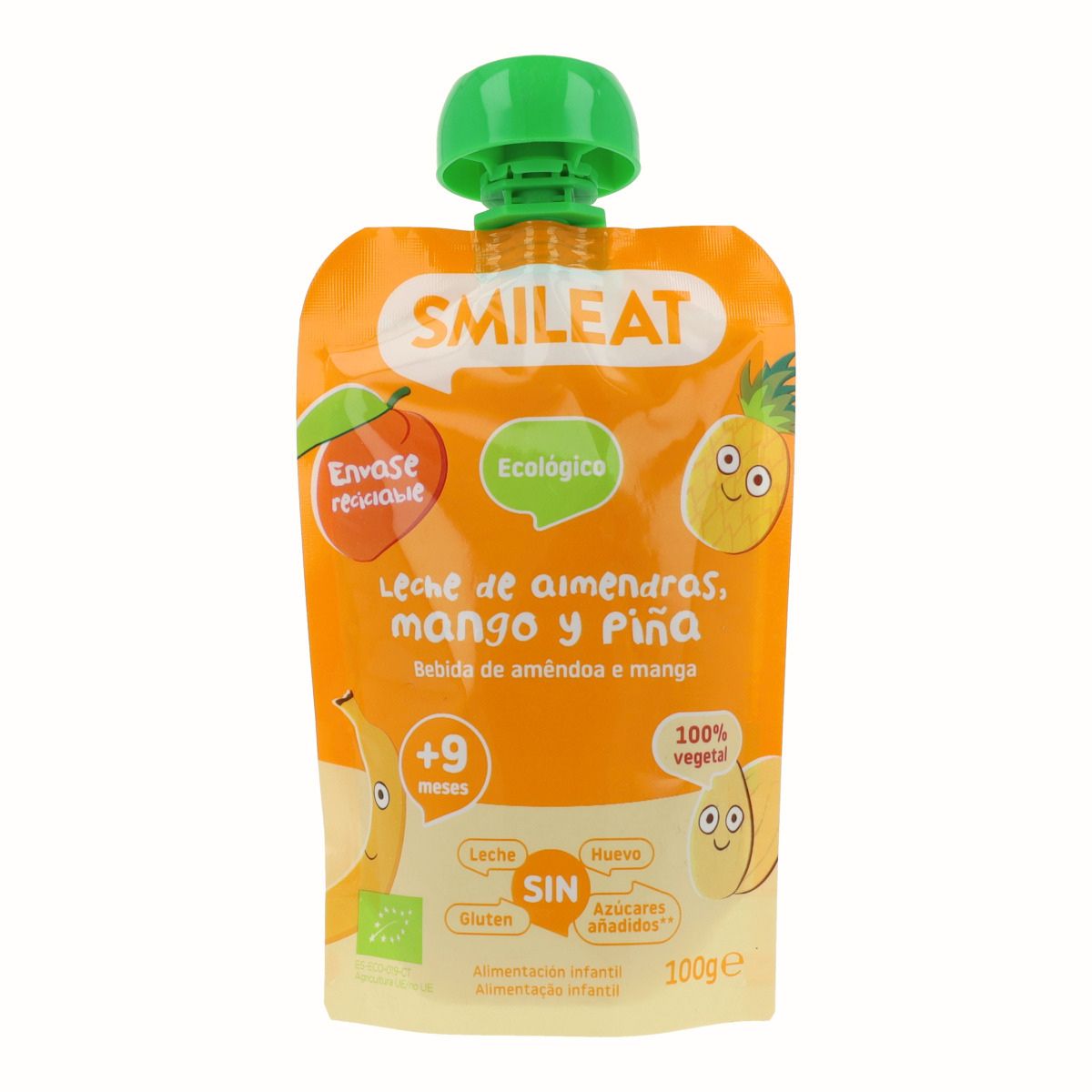 Saszetka Migdały, mango i ananas ECO Smileat, 100 g
