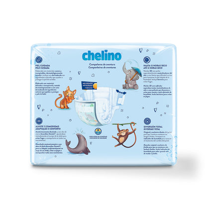 Pack 6x Couches T6 Junior (17-28 kg) 27 unités, Chelino