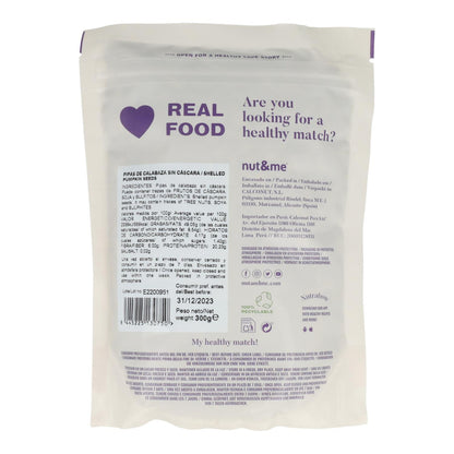 Semi di zucca sgusciati Nut&me 300 g