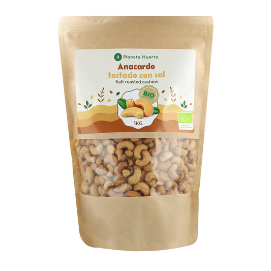 Rostade och saltade cashewnötter ECO Planeta Huerto 1 kg