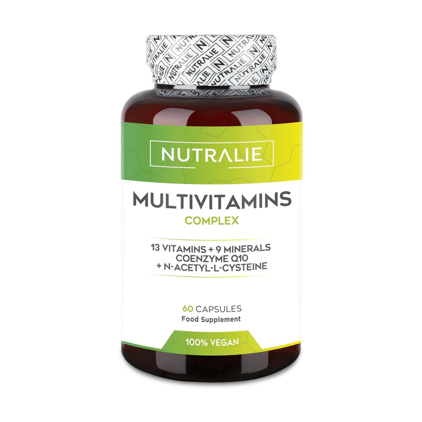Nutralie Multivitamin Complex med 29 aktiva ingredienser 60 kapslar