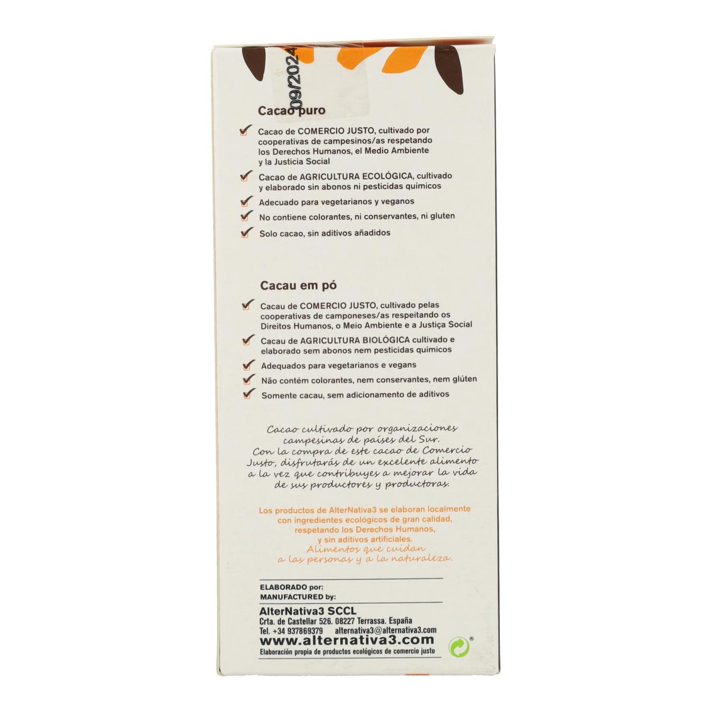 Premium Organic Pure Cocoa Alternative 150 g