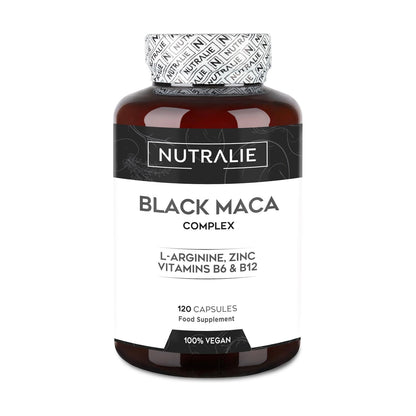 Nutralie Andean Black Maca Complex + Vitamins B6 + B12, 120 capsules
