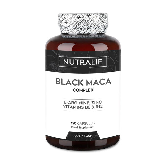 Nutralie Andean Black Maca Complex + Vitamins B6 + B12, 120 capsules