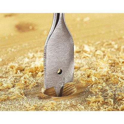 1 punta piatta da fresatura wolfcraft 152 mm con gambo esagonale Ø 18,0 mm