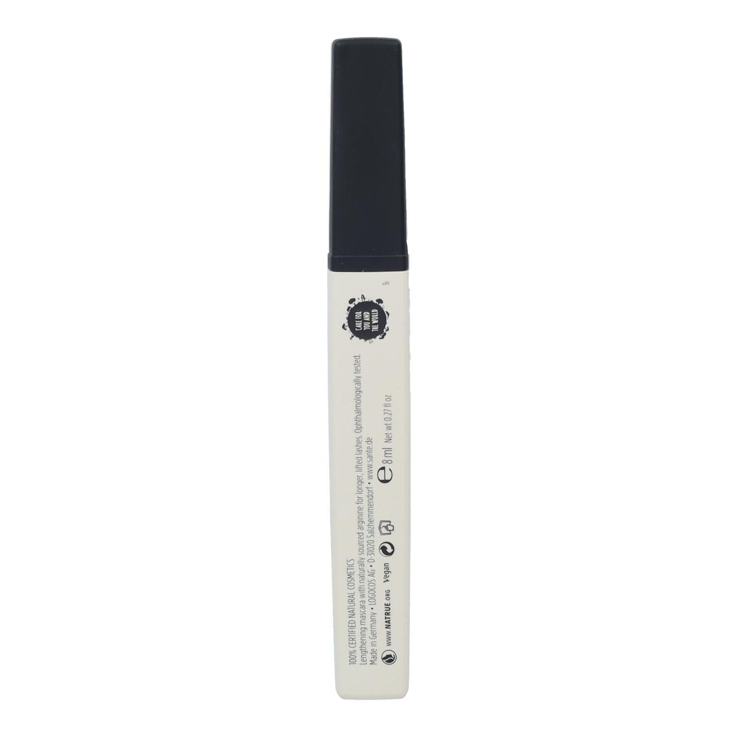 Masker för naturlig ögonfransförlängning 01 Black Sante 8 ml