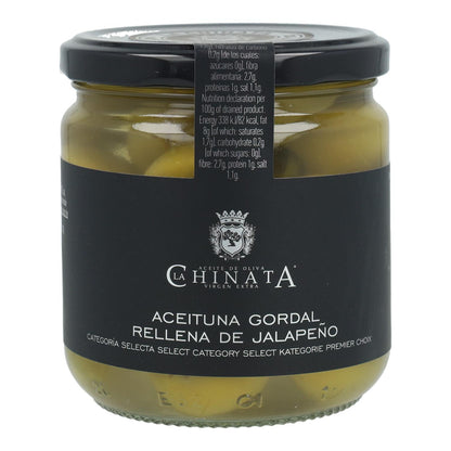 La Chinata Jalapeño Gordal Olives 340 g