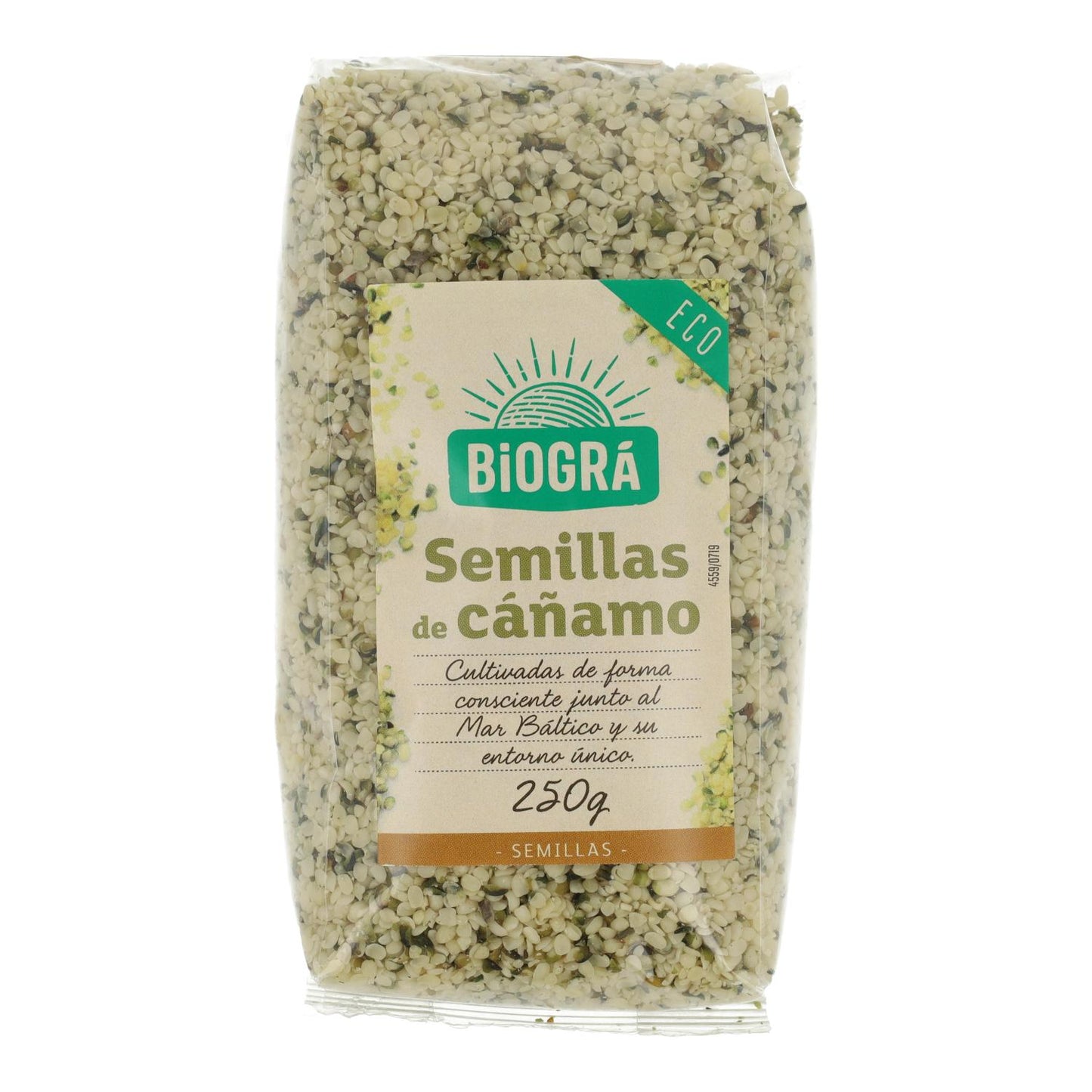 Biogra Organic Hulled Hemp Seeds, 250 g