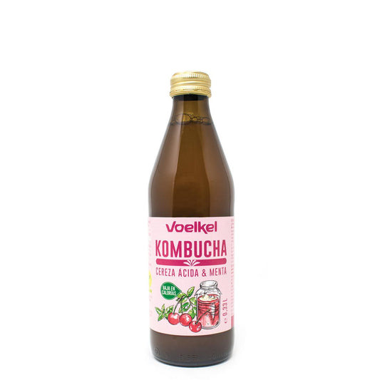 Kombucha wiśniowo-miętowa BIO Voelkel 330 ml