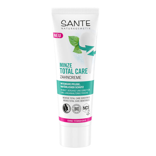 Tandpasta met fluoride en munt Sante 75 ml