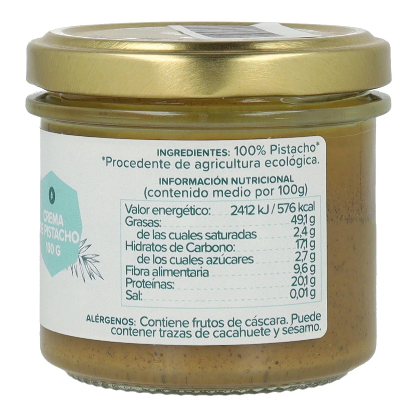 Pistachio Cream 100% ECO Planeta Huerto 100 g