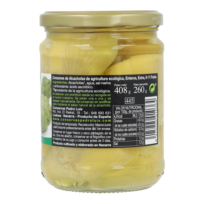 Bio-Artischockenherzen von Pedro Luis, 445 ml