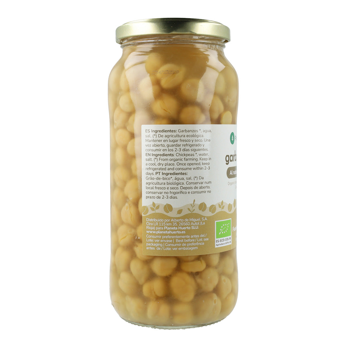Gotowana ciecierzyca ECO Planeta Huerto 400 g