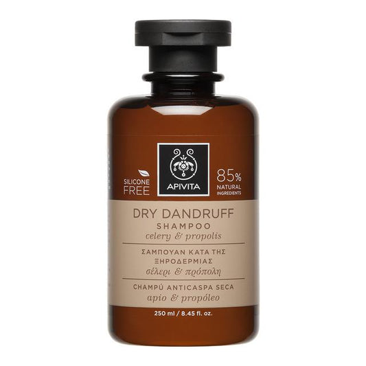 Shampooing antipelliculaire sec Apivita 250 ml