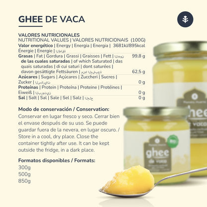 Ghee klarifierad smör ECO Planeta Huerto 500 g