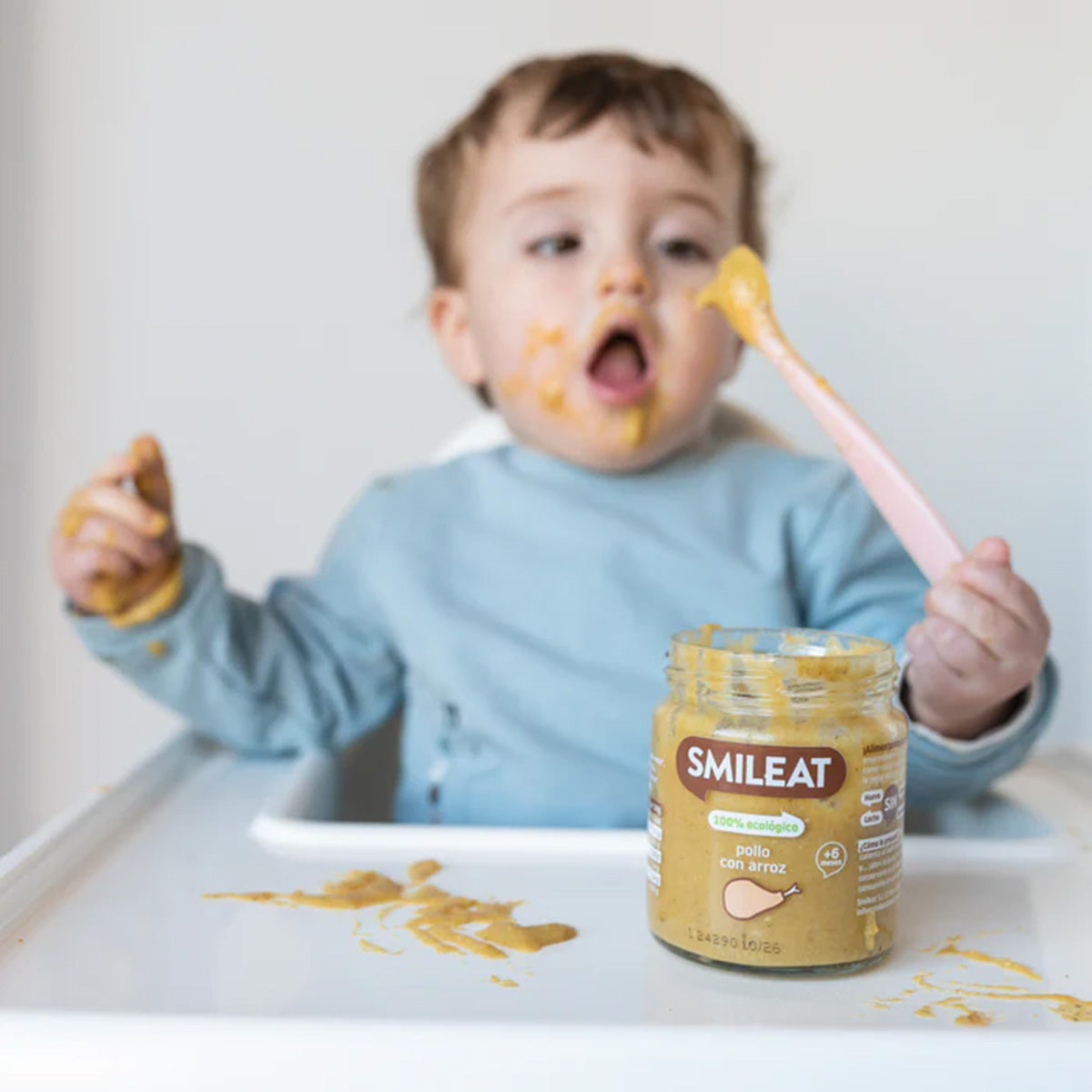 2-pack BIO kyckling med ris +6 månader Smileat, 230 g