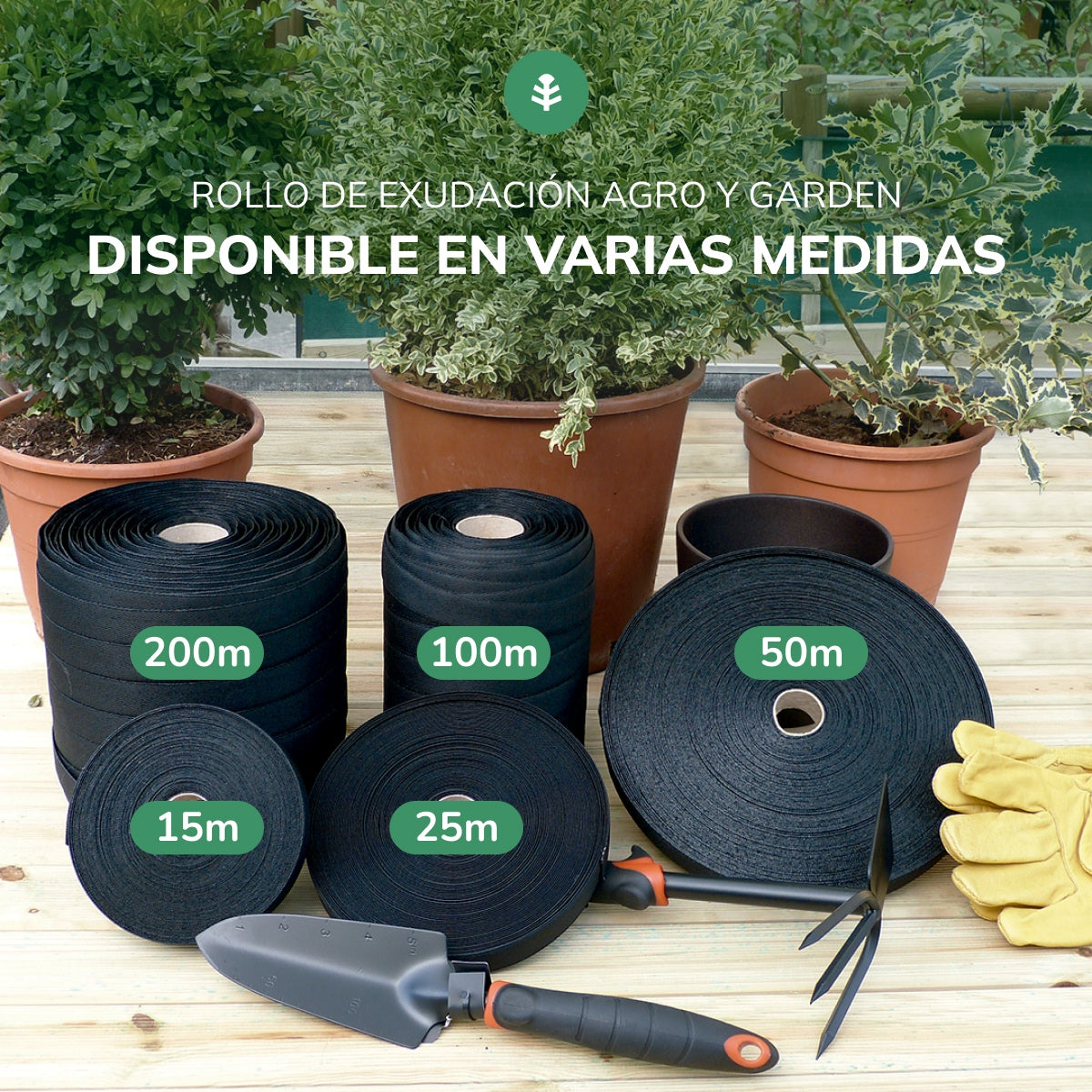 Tuin Planeta Huerto afscheidingsrol 200 m