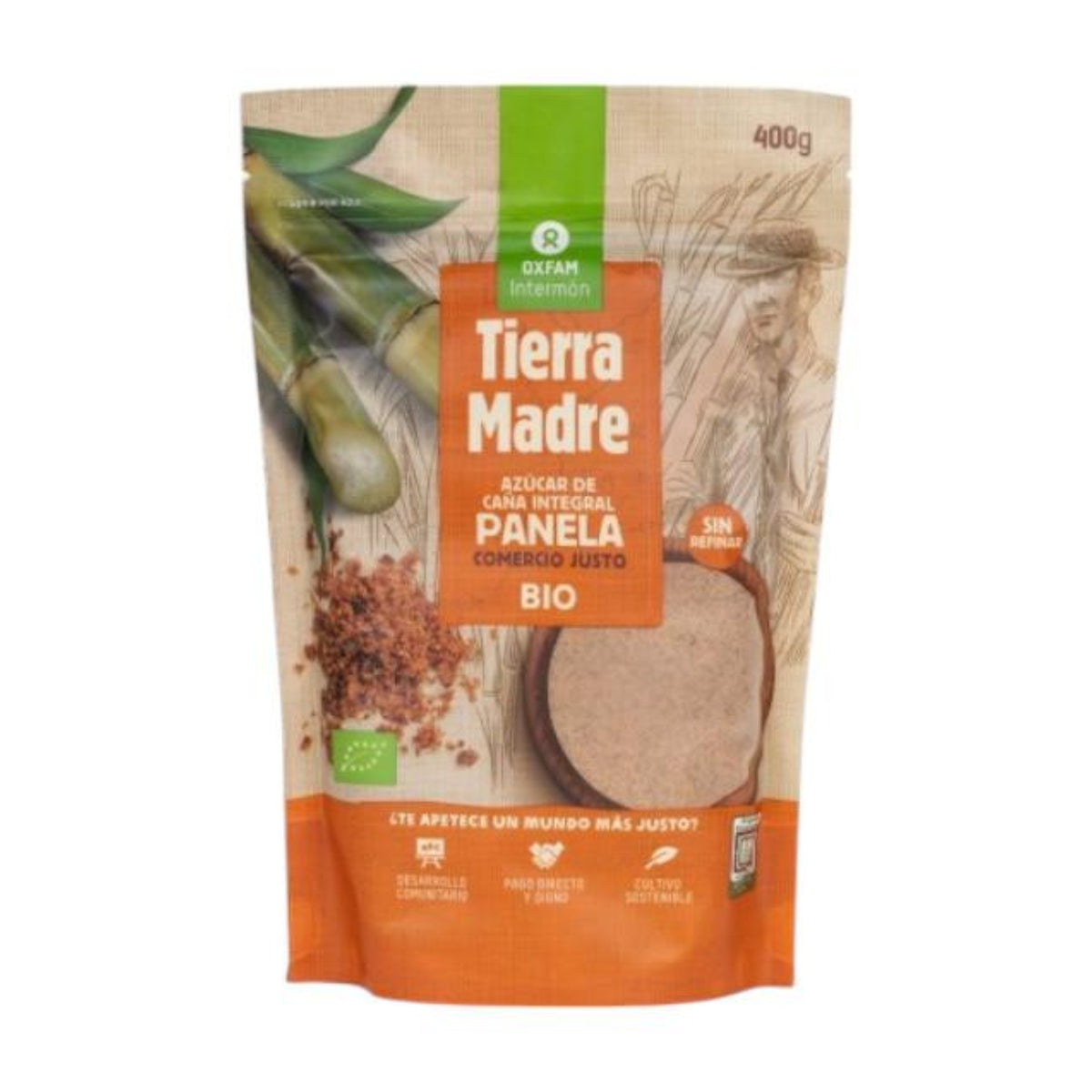 Fine-grain organic panela sugar Tierra Madre 400 g