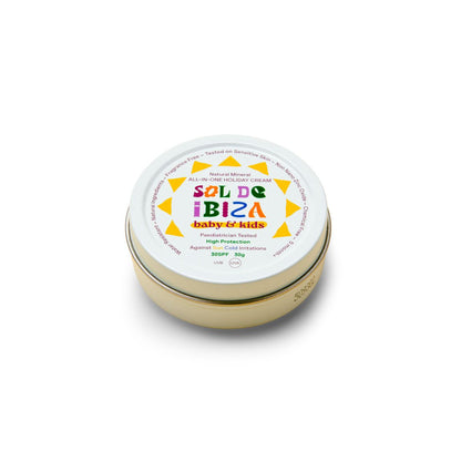 Petit pot de crème solaire tout-en-un pour bébés de 0 mois SPF30 Sol de Ibiza 30 ml