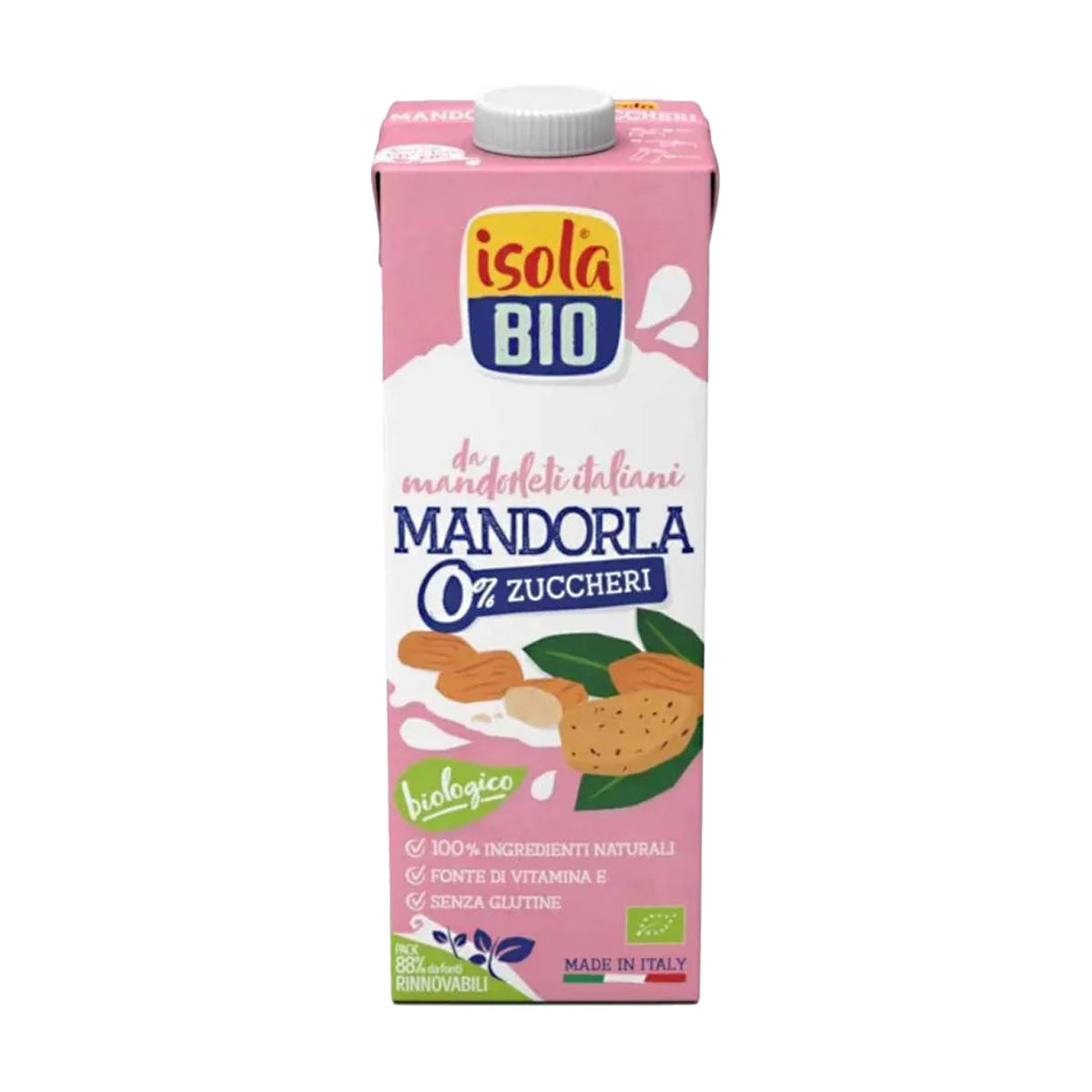 Zuckerfreies Mandelgetränk Bio Isola Bio 1 l