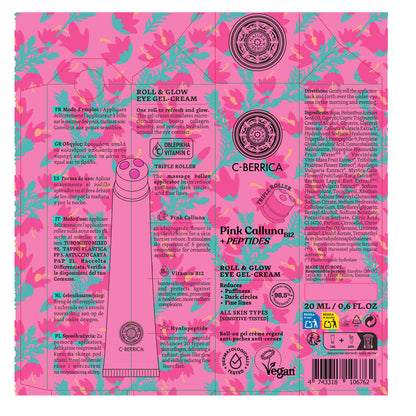 Cremigel para el Contorno de Ojos «Roll & Glow» Natura Siberica 20 ml