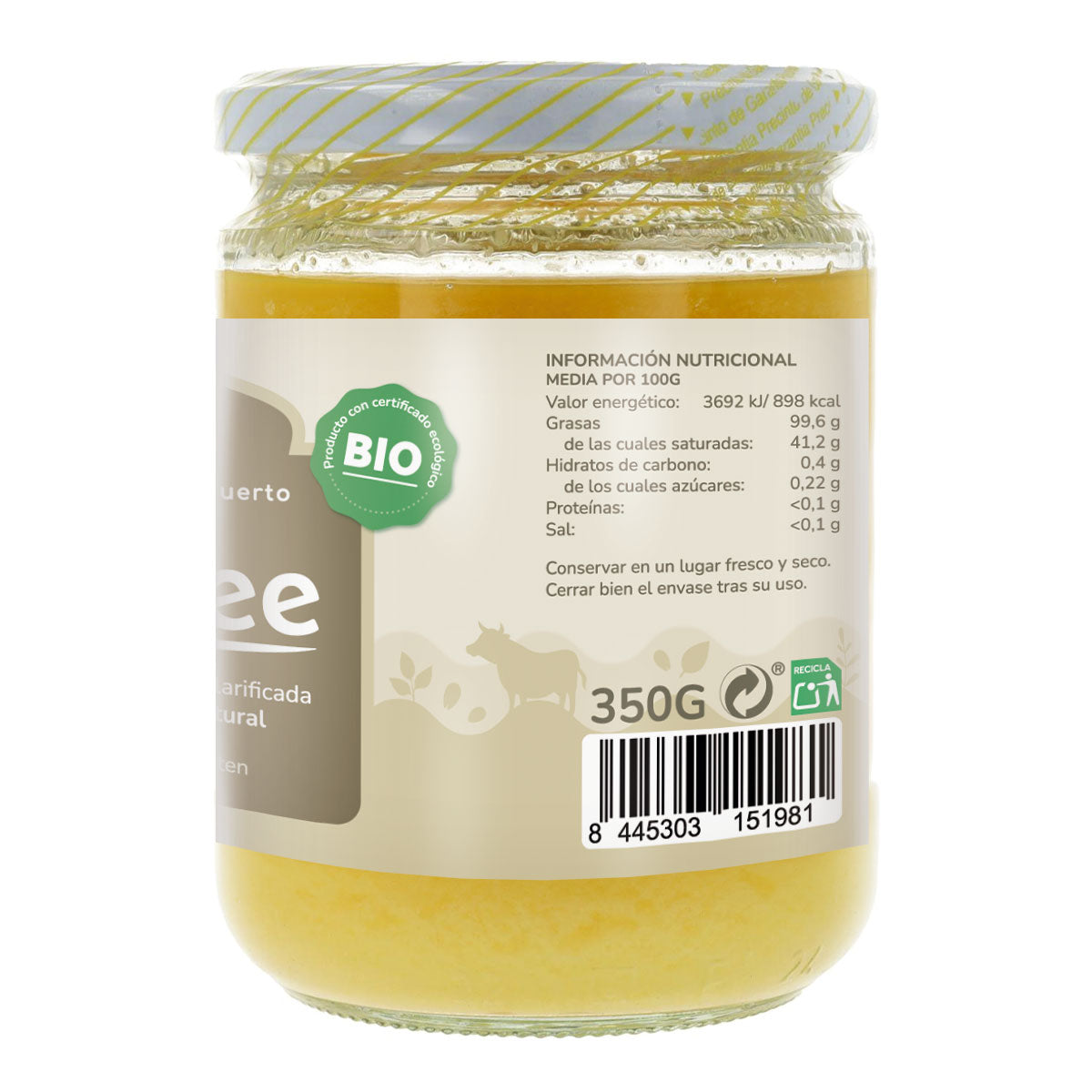 Packung 2x Ghee Butterschmalz ECO Planet Orchard 350 gr
