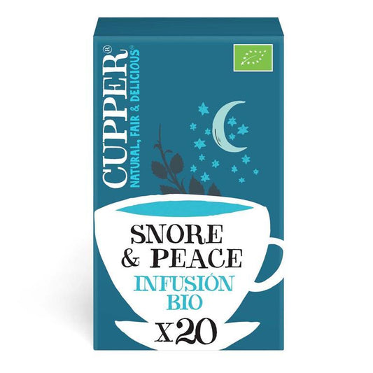 Snore & Peace Bio Cupper kruidenthee 20 zakjes