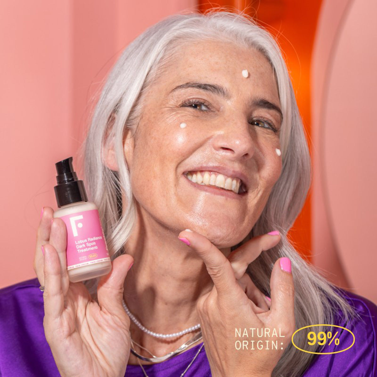 Ansiktskräm för behandling av pigmentförändringar Lotus Radiance Darkspot Freshly 50 ml