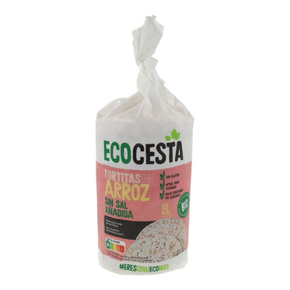 Tortitas de Arroz sin sal añadida Bio Ecocesta 15 gr