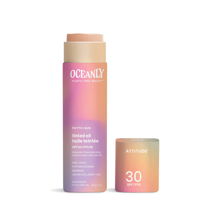 Oceanly – Gesichtsöl mit Sonnenschutz PHYTO-SUN – Mit Farbe – FSPF 30, Attitude, 30 g