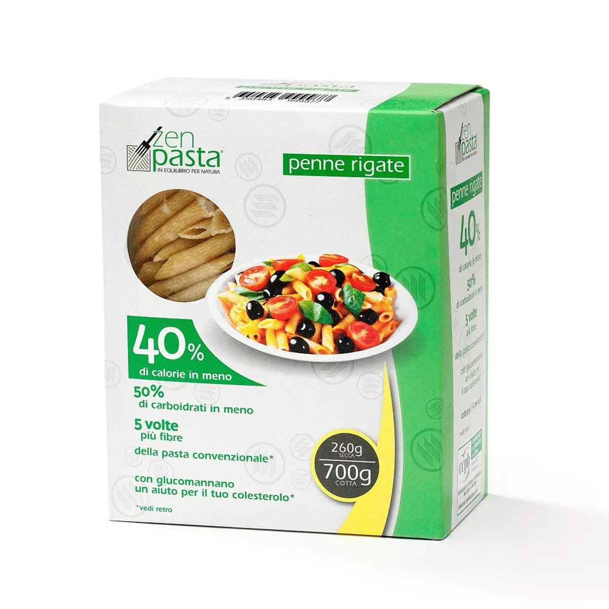 Penne Rigate met Konjac en griesmeel 40% minder calorieën 260 g