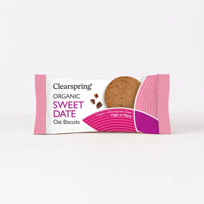 Bio ciastka owsiane z daktylami Clearspring 40 g
