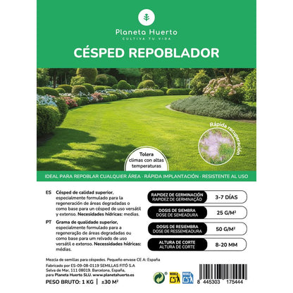 Repopulating Grass Seeds Planeta Huerto 1 kg